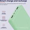 Trust Primo - 20000 mah powerbank - Iphone / samsung - snellader - USB A, USB C & Micro USB - Universele Powerbank - 15W - Groen - Afbeelding 14