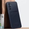 Card Slot Case geschikt voor Samsung Galaxy A15 - Blue Black - Afbeelding 13