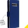 Accezz Hoesje Geschikt voor Samsung Galaxy S10 Hoesje Met Pasjeshouder - Accezz Wallet Softcase Bookcase - Blauw - Afbeelding 12