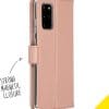 Accezz Hoesje Geschikt voor Samsung Galaxy S20 Plus Hoesje Met Pasjeshouder - Accezz Wallet Softcase Bookcase - Roze - Afbeelding 10