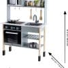 Klein Toys Miele speelgoedkeuken - 70x30x91 cm - incl. hoogwaardige accessoires, licht- en geluidseffecten - multicolor - Afbeelding 5