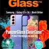 PanzerGlass ClearCase AntiBacterial geschikt voor Samsung Galaxy S21 Plus hoesje - Zwart - Afbeelding 19