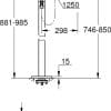 GROHE Eurocube Joy vrijstaande badmengkraan, chroom - GROHE Eurocube Joy vrijstaande badmengkraan, chroom