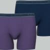 TOM TAILOR Kentucky - 2-pack heren Long Boxer - Blauw - Maat L