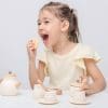 New Classic Toys - Houten Theeservies - Speelgoed Thee Set - Gebroken Wit - Afbeelding 7