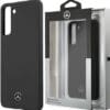 Mercedes-Benz Silicone backcover geschikt voor Samsung Galaxy S21 (SM-G991) - Zwart - Afbeelding 2