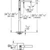 GROHE Eurocube Joy vrijstaande badmengkraan, chroom - GROHE Eurocube Joy vrijstaande badmengkraan, chroom