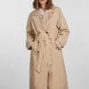 Pieces Jas Pctaya Ls Trenchcoat 17132310 Irish Cream Dames Maat - XS - Afbeelding 3