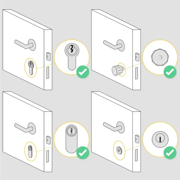 Nuki Smart Lock 4.0 Pro Bt/Wifi/Matter/Thread - Black Digital Intelligent Lock - Afbeelding 6