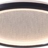 Brilliant Mosako - Plafondlamp - LED 16W - 3000K - Zwart/Wit