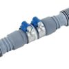 Scanpart afvoerslang verbindingsset - Kunststof afvoerverbinder 19 x 19 mm - 2 slangklemmen 20 en 32 mm - Afbeelding 3
