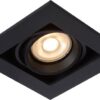 Lucide CHIMNEY - Inbouwspot - 1xGU10 - Zwart - Afbeelding 2