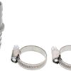 Scanpart afvoerslang verbindingsset - Kunststof afvoerverbinder 19 x 19 mm - 2 slangklemmen 20 en 32 mm