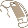 Change 2 in 1 Bio Case - geschikt voor iPhone 14 Pro Max - afneembaar nekkoord - gemaakt van bio-materialen - Taupe - Afbeelding 2