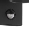 EGLO Riga 5 Wandlamp Buiten - GU10 - 16,5 cm - Sensor - Zwart - Afbeelding 3