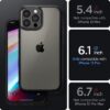 Spigen Ultra Hybrid PU en TPU Air Cushion hoesje geschikt voor iPhone 13 Pro - zwart - Afbeelding 3