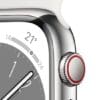 Apple Watch Series 8 - 4G - 45mm - Zilver Roestvrijstaal - Afbeelding 5