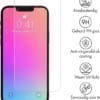 Selencia Screenprotector Geschikt voor iPhone 13 Pro / 13 / 14 Tempered Glass - Selencia Gehard Glas Screenprotector - Afbeelding 2