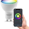 Calex Slimme Lamp - Wifi LED Verlichting - GU10 - Smart Bulb - Dimbaar - RGB en Warm Wit - 4.9W