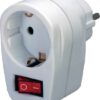Adapterstelker geaarde 1+ schakelaar - Afbeelding 3