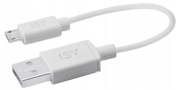 "ISY IUC-1003 Micro-USB Gegevenskabel 0,15 m Wit"