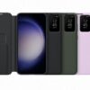 Samsung Smart View Wallet Cover geschikt voor Samsung Galaxy S23 Plus - Zwart - Afbeelding 2