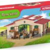 SCHLEICH - Stal met paarden - 42195 - Farm World assortiment - Afbeelding 2