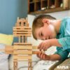 KAPLA - KAPLA Kleur - Constructiespeelgoed - 100 Plankjes - Afbeelding 3