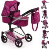 Bayer Design - Combi Poppenwagen Neo Vario - Paars met Fee