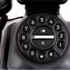 Profoon D-SIGN GRAHAM Retro telefoon - Uniek design met mechanische bel - Zwart - Afbeelding 2