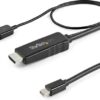 Mini Display Port to HDMI Adapter Startech HD2MDPMM1M 1 m Black - Afbeelding 3