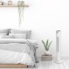 Bestron Torenventilator met aftstandsbediening, Ventilator met 3 snelheidsstanden & 75° graden draaifunctie, incl. Timer, hoogte: 78 cm, 35W, AFT770WRC, kleur: wit - Afbeelding 2