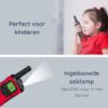 Alecto FR115RD - Walkie Talkie voor kinderen en volwassenen - Set van 2 stuks - Bereik tot 5 km - Rood - Afbeelding 2