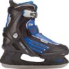Nijdam IJshockeyschaats - Semi-Softboot - Zwart/Blauw - Maat 42 - Afbeelding 2