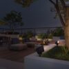 Calex Smart Outdoor LED XL Grondspot - Slimme Tuinverlichting Waterdicht - Prikspot - RGB en Warm Wit Licht - Tuinspot 9W - Zwart - Afbeelding 3