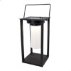EGLO Usigni Solar Tafellamp Buiten - Zonne-energie - LED - 28 cm - Zwart/Wit - Oplaadbaar