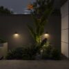 Calex Wandlamp Downlight Sanremo - GU10 - IP54 Water- en Stofbestendig - Geschikt voor Binnen en Buiten - Eenvoudige installatie - Rechthoek - Roestkleur - Afbeelding 2