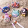 Creativ Company Hobbyset Steendecoratie 5 Stenen Monsters - Afbeelding 2