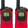 Alecto FR115RD - Walkie Talkie voor kinderen en volwassenen - Set van 2 stuks - Bereik tot 5 km - Rood