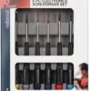 Velleman Precisieschroevendraaierset, 6-delig, sleufkop/phillips, chroom-vanadium, magnetisch, zwart