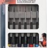 Velleman Precisieschroevendraaierset, 6-delig, sleufkop/phillips, chroom-vanadium, magnetisch, zwart - Afbeelding 3