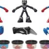 Play-Doh Marvel Heldenavonturen Speelset - Boetseerklei - Inclusief 3 figuren - Spider-Man - Black Panther - Captain America - Afbeelding 2