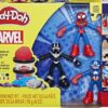 Play-Doh Marvel Heldenavonturen Speelset - Boetseerklei - Inclusief 3 figuren - Spider-Man - Black Panther - Captain America