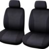 Carpoint Stoelhoezenset Vienna Uni Polyester Zwart 4-delig