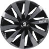 Sparco Wieldoppen Lazio - 16 inch - Zwart/Grijs