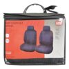 Carpoint Stoelhoezenset Vienna Uni Polyester Zwart 4-delig - Afbeelding 2