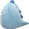 Squishmallows - John-John - Slate Blue Dino W/White Belly 40cm pluche - Afbeelding 2