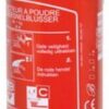 Brandblusser 1Kg Belgie norm 2028 - Afbeelding 2