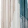 Sealskin Earth - Douchegordijn 180x200 cm - Polyester - Donkergroen / Off-white