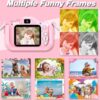 Sounix Digitale Kindercamera - 32GB SD-kaart - 1080P video - Digitale Kindercamera HD 1080p - Fototoestel voor Kinderen - Roze - Afbeelding 2